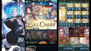【グラブル】水カシウス & ゼタ 槍PT フルオート
