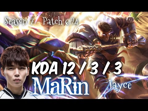 MaRin JAYCE vs RUMBLE Top - Patch 6.24 KR Ranked