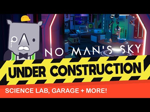 Building a realistic Science Lab in No Man's Sky - our base is Under Construction and growing fast!