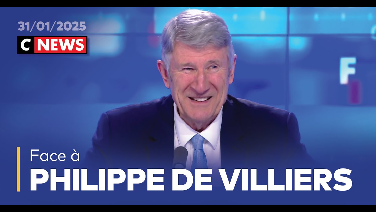 Face à Philippe de Villiers / 31 janvier 2025 (CNews)