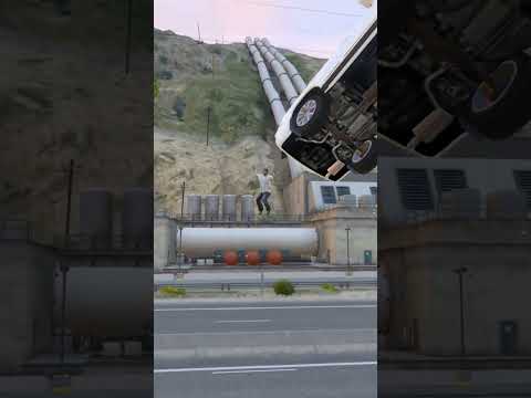 Toyota Land Cruiser v8 bad accident in gta5 #gta5 #apexbrother