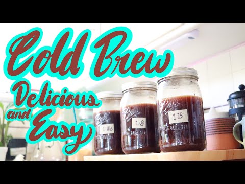 How To Make The Best Cold Brew Ever | 3 Ratios | And Cold Brew Concentrate