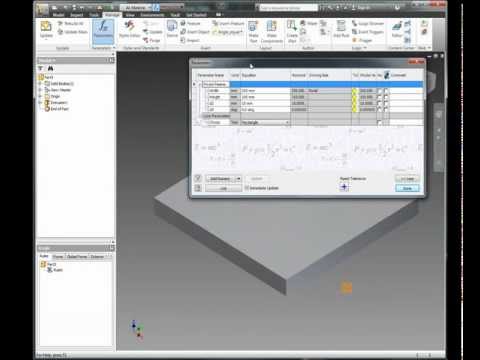 Autodesk Inventor 2012 - An introduction to iLogic