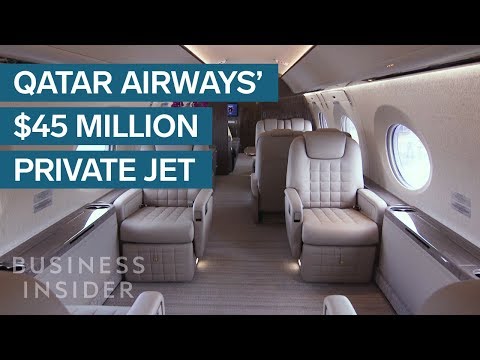 Inside Qatar Airways’ $45 Million Private Jet