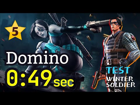 5* Domino testing 5 rank, No boost | 49 sec, Winter Soldier (550k hp)