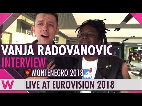 Vanja Radovanović (Montenegro) Interview @ Eurovision 2018 | wiwibloggs