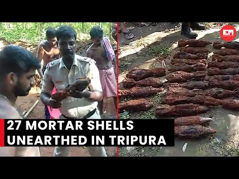 Mortar shells believed to be from 1971 India-Pakistan war era unearthed in Tripura