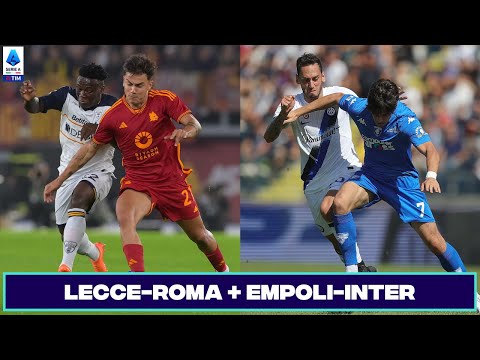 LECCE-ROMA 0-0 + INTER-EMPOLI 2-0 | Serie A TIM 2023/24 | Live Reaction