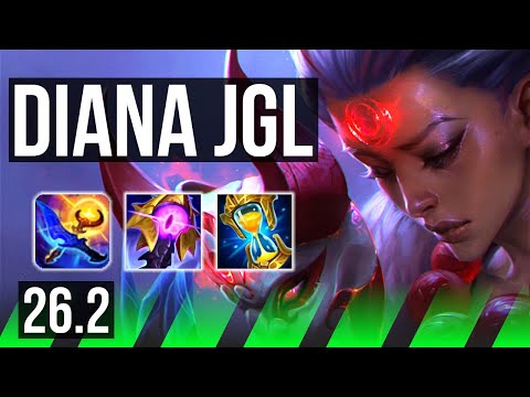 DIANA vs TRUNDLE (JGL) | EUW Diamond | 26.2
