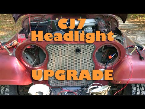CJ7 Headlight Upgrade