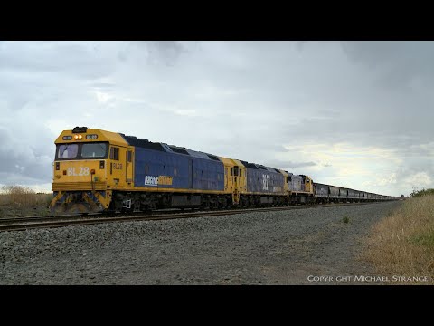 1KC6 Pacific National Grain Train With X48 - PoathTV Australian Railways