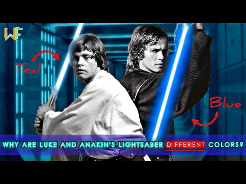Luke & Anakin's Lightsaber are DIFFERENT Colors?