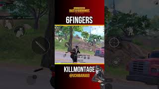 I got nervous because the enemies parachuted nearby 😨💦 #pubgmobile #6fingers #killmontage