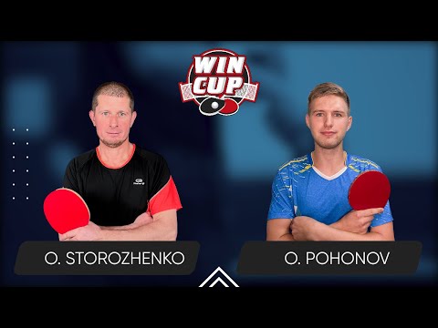 00:45 Oleksandr Storozhenko - Oleksandr Pohonov West 6 WIN CUP 07.12.2023 | TABLE TENNIS WINCUP