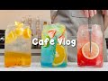 🔥탄산음료 한잔으로 초여름 더위를 이겨보세요🏖30mins Cafe Vlog/카페브이로그/cafe vlog/asmr/