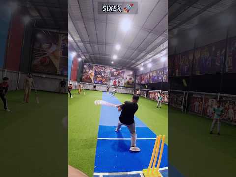 Hits A Six 🚀 | @Pandora Sports Arena | #indoorcricket #cricket #bowlingaction #sixes #sixers