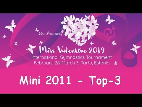 Miss Valentine Cup Tartu 2019 - Mini-2011 Top-3