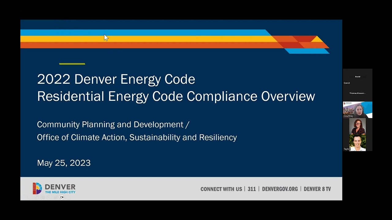 Residential Energy Code Compliance Webinar