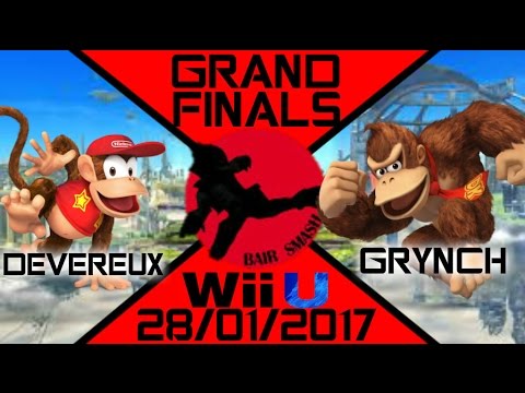 Bair Smash 9 Grand Finals- SWW | Devereux (Diddy, Luigi) Vs. BS// Grynch (Donkey Kong) - Smash Wii U