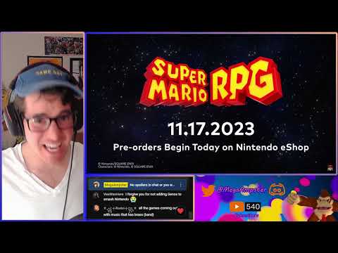 Super Mario RPG Remake & Peach Game Reaction  - GENO LIVES!!