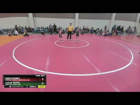 71 Lbs Cons. Semi - Liam Cooney, Firebird Trained Wrestling Club Vs Lucas White, Fort Polk Wrestli