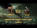 Command and Conquer  Kane's Wrath AI Battles - GDI Juggernaut VS NOD Specter
