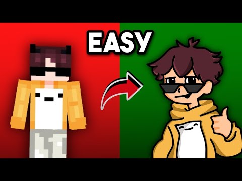 how to make minecraft skin art || how to make logo like @Bionic || Middon