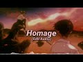 Homage // Edit Audio