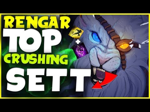 HOW TO BULLY SETT AS RENGAR TOP!?