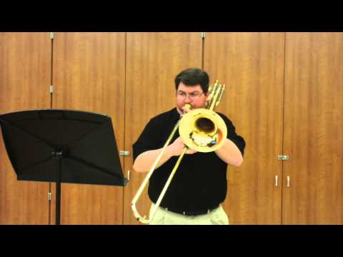OMEA All-State Etude - Bass Trombone.  Grigoriev/Ostrander #1 (C Major)