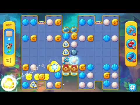 Fishdom 6861 Level - 16 moves - NO BooSTERS