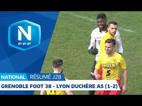 J28 : Grenoble Foot 38 - Lyon Duchère AS (1-2), le résumé I National FFF 2018