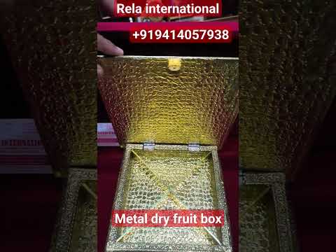 Oxidized Dry Fruit Box with Painting