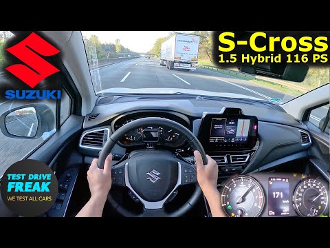 2025 Suzuki S-Cross 1.5 Dualjet Hybrid AllGrip 116 PS 🚀 Top Speed POV Drive + Fuel Consumption