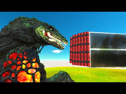 JET DYNAMITE VS MONSTERS - Animal Revolt Battle Simulator
