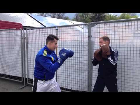 Boxkampf auf der Gerner Dult : Gut aufgewärmt ist halb gewonnen