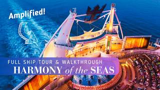 AMPLIFIED! Harmony of the Seas Full Ship Walkthrough Tour & Review 4K | Royal Caribbean 2026