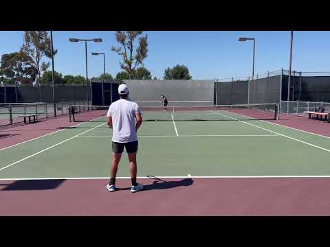 Best Example Of USTA 2.5 Tennis Rally | Beginner Tennis