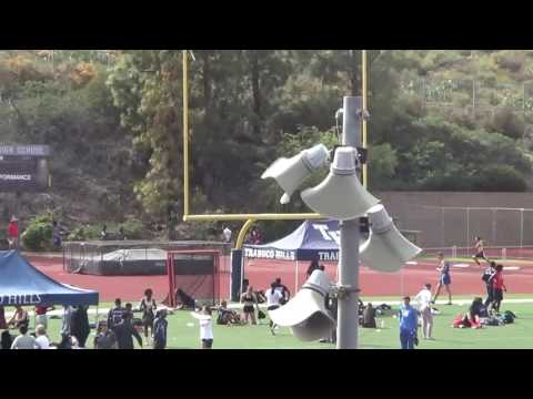 J Rubio - VarB 300m Hurdles at CIF SS-D1 Prelims 5-14-16