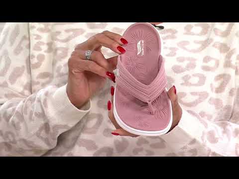 Skechers Arch Fit On-the-GO Vegan Washable Thong Sandal-Radiance on QVC