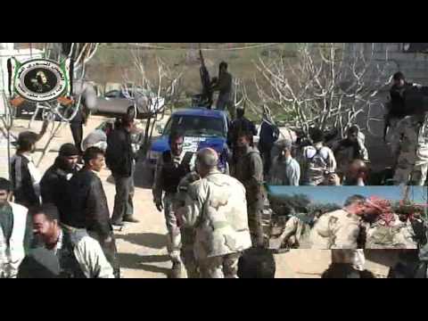 كلمة لقائد تجمع صقور الغاب المقدم جميل رعدون وتوجه المقاتلين الى ساحات المعارك في عدة مدن في ريف حماة