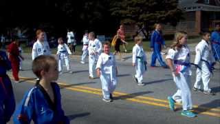 preview picture of video 'Conner Norris -  Flying Tiger Martial Arts - Garner, NC - Fireman's Day Parade 2013 - 10.5.2013'