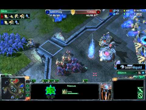 Game 1 - ZeNEXYong vs TDAttero - TeamSpeak TL SC2 Open #22 - Semi-Final B