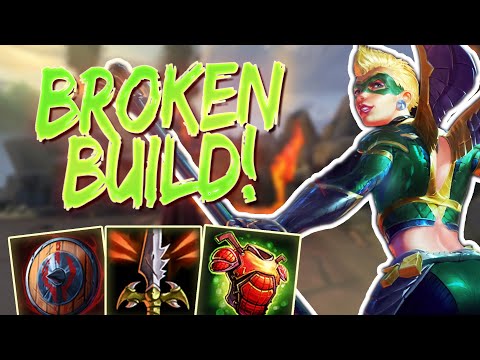 Nike: BROKEN INSANELY CHEAP FULL BUILD AT 21 MINUTES! - Smite
