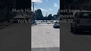 Hanover, Pa., street where Mark Hicks was last seen