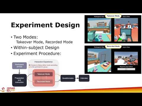 Supporting Co-Presence in Populated Virtual Environments by Actor Takeover ... (ISMAR 2023)