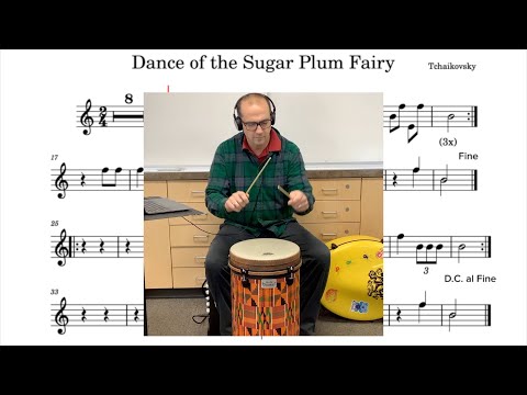 Dance of the Sugar Plum Fairy - 5th & 6th grade drums play along