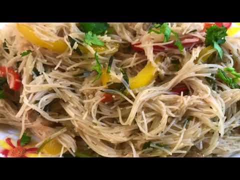 Singapore Noodles, spicy and tasty 星洲炒米粉 || Stir fry Rice Noodles