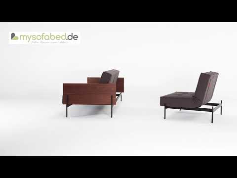 SPLITBACK von INNOVATION Schlafsofa Lauge Armlehnen - mysofabed.de
