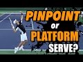 Pinpoint or Platform Stance? - Tennis Serve Lesson